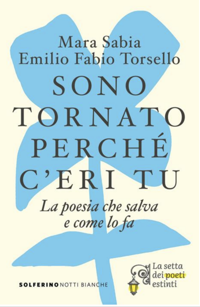 Mara Sabia Emilio Tabio Torsello. La poesia che salva e come lo fa. Copertina Libro / CoverBook